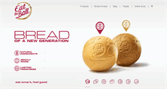 Desktop Screenshot of eattheball.com