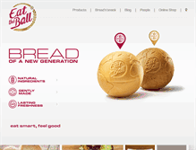 Tablet Screenshot of eattheball.com